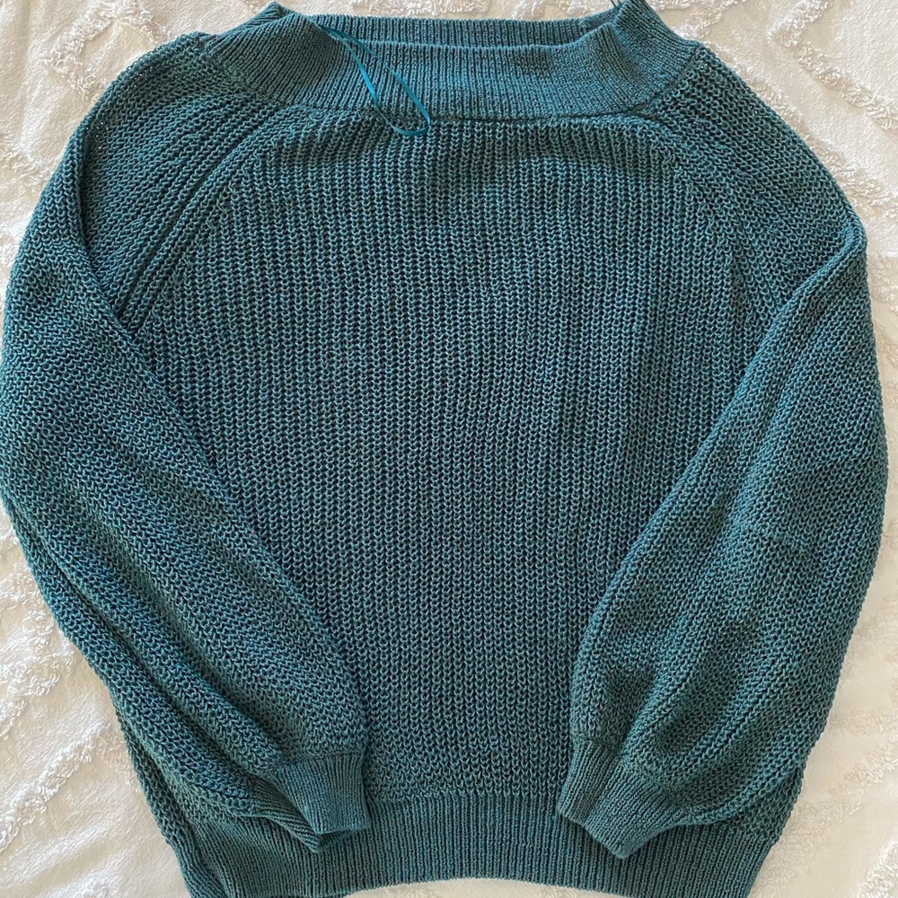 Zara Green Knit Sweater (XL)